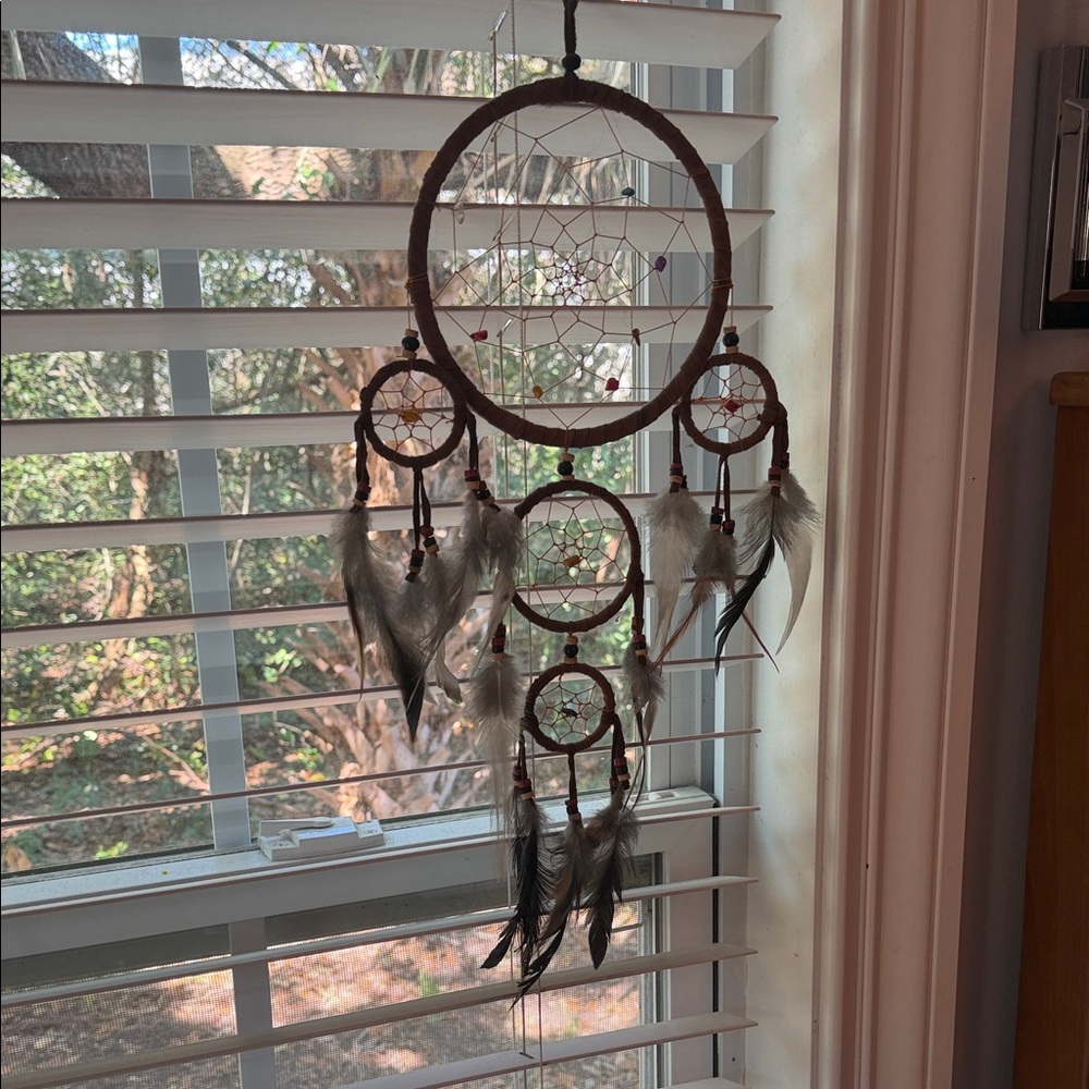 Boho Brown and Cream Dreamcatcher Wall Decor